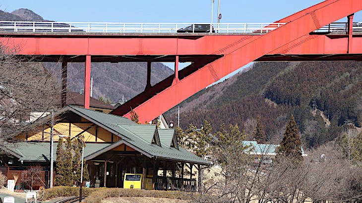 通洞大橋と足尾銅山観光